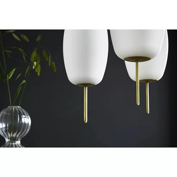 Лампа подвесная Silk 22x78 см, материал опальное стекло, цвет белый, Frandsen, Дания, 1578_01184001 - изобр. 8