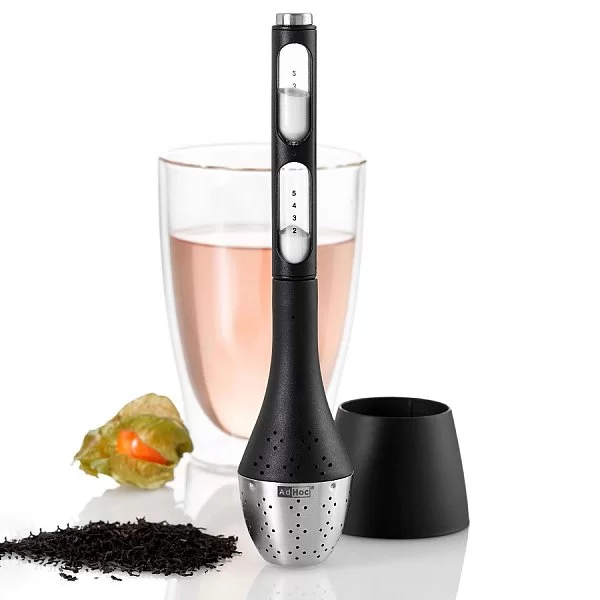 Ситечко для заваривания чая с песочными часами Santea, диаметр 4 см, нержавеющая сталь + пластик, AdHoc Design, Германия, TE11 - изобр. 9