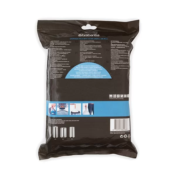 Мешки для мусора PerfectFit, 40-45л, 30шт, Brabantia, 362163 - изобр. 8