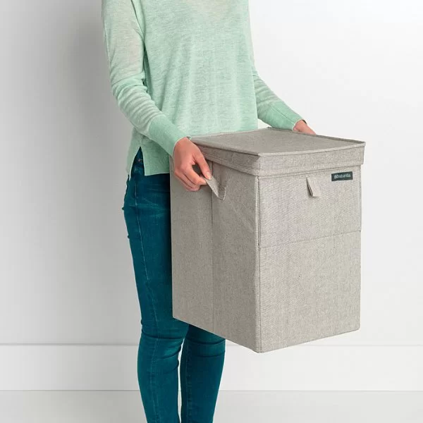 Модульный ящик для белья объем 35 л, 32x37x44,5 см, цвет серый, Brabantia, Бельгия, 120428 - изобр. 10