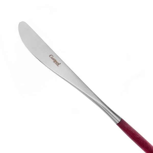 Набор столовых приборов Mio Matte Red на 6 персон, 24 предмета, цвет красный, нержавеющая сталь, Cutipol, Португалия, MI.006 R - изобр. 10