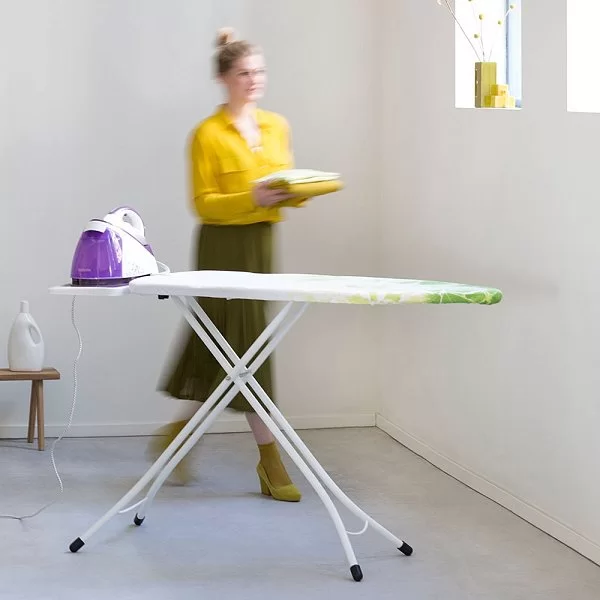 Гладильная доска 124x45 см, декор чехла &quot;Листья клевера&quot;, Brabantia, Бельгия, 111426 - изобр. 9