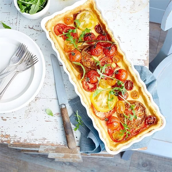 Форма для пирога прямоугольная 15х36 см, материал керамика, цвет прованс, Emile Henry, Франция, 906034 - изобр. 12