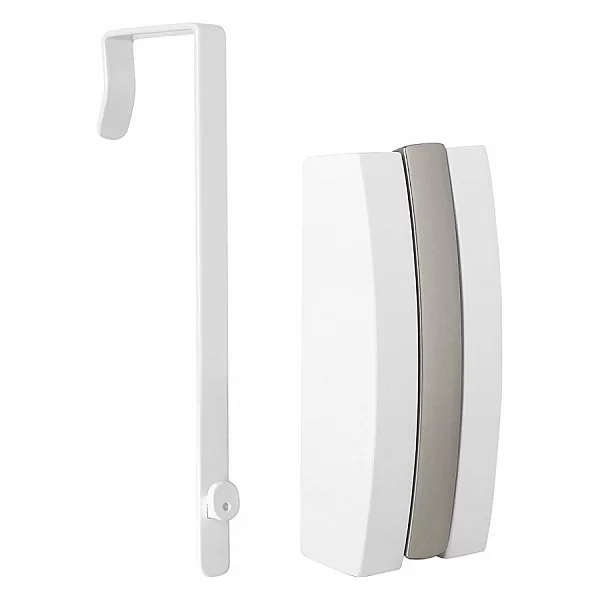Кронштейн для вешалок складной Flip Valet 29,5х5,5 см, цвет белый, материал никель + дерево, Umbra, Канада, 1010188-660 - изобр. 11