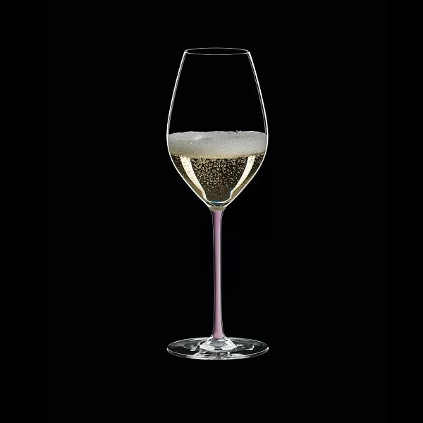 Бокал для шампанского Champagne Wine 445 мл, розовая ножка, хрусталь, Fatto a Mano, Riedel, 4900/28P - изобр. 10