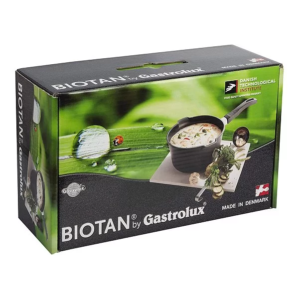 Ковш 1,3 л с антипригарным покрытием диаметр 16 см, индукция, материал алюминий, фиксировання ручка, Gastrolux, Дания, A17-130 - изобр. 9