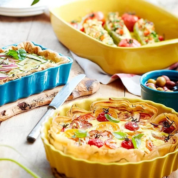 Форма Киш II малая 24,5 см, материал керамика, цвет прованс, Emile Henry, Франция, 906024 - изобр. 8