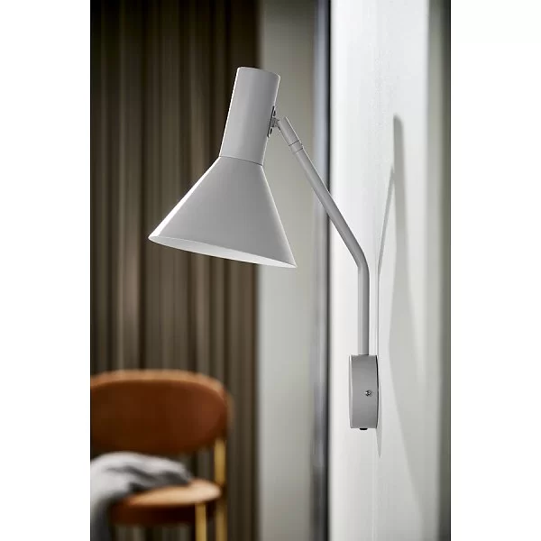 Лампа настенная Lyss 18x42 см, материал железо, цвет светло-серый, Frandsen, Дания, 4509_36011 - изобр. 8