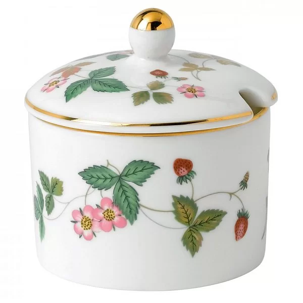 Вазочка для варенья Wild Strawberry 8x8x7,5 см, материал фарфор, Wedgwood, Великобритания, 40007699 - изобр. 7