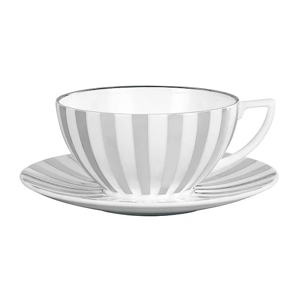 Чайное блюдце Jasper Conran Platinum 16 см, материал фарфор, цвет белый, Wedgwood, Великобритания, 50161609645 - изобр. 8
