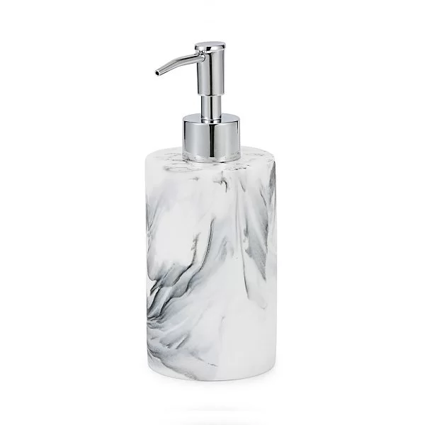 Дозатор для жидкого мыла Arabesco White/Black, Kassatex, AAB-LD-WB - изобр. 7