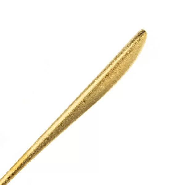Набор столовых приборов на 6 персон Icon Matte Gold Brushed 24 предмета, нержавеющая сталь 18/10 + позолота, Cutipol, Португалия, IC.006 GB - изобр. 13