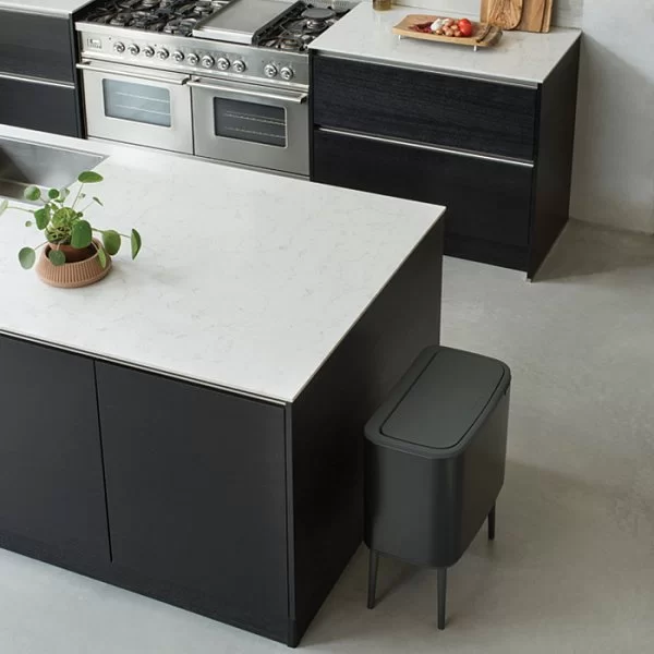 Мусорный бак Touch Bin Bo 36л, черный матовый, Brabantia, 315824 - изобр. 10