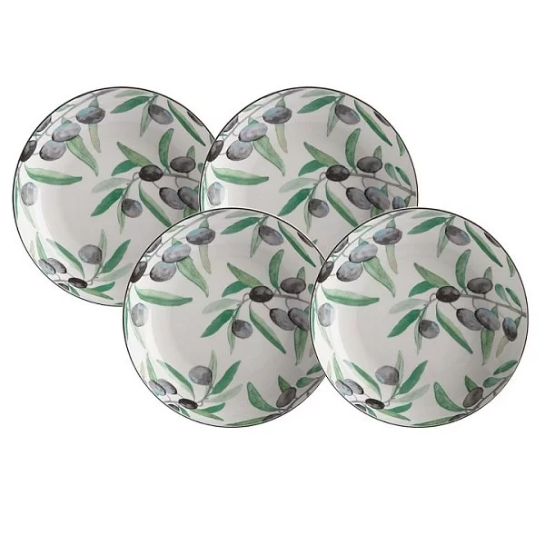 Набор для пасты &quot;Оливки&quot;, 5 предметов, фарфор, Casa Domani, Австралия, CD494-LF0006 - изобр. 9