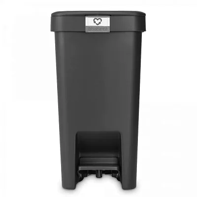 Мусорный бак с педалью NewIcon, 20л, черный матовый, Brabantia, 114106 - изобр. 43