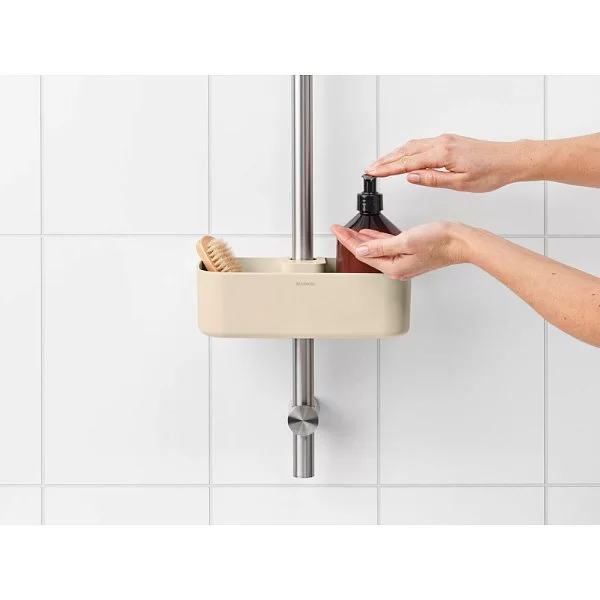 Органайзер для душа Renew, пластик, цвет бежевый, Brabantia, Бельгия, 223464 - изобр. 11