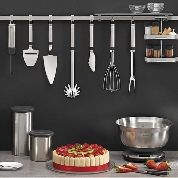 Держатель для пленки/фольги навесной 11х37х7 см, материал нержавеющая сталь, Brabantia, 460128 - изобр. 14