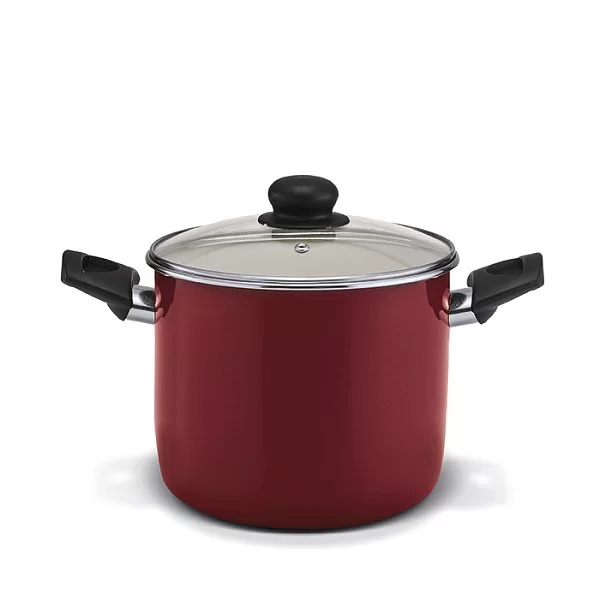 Кастрюля глубокая с крышкой Boheme Red 8,1 л, диаметр 24 см, углеродистая сталь, цвет красный, BEKA, Бельгия, 14923244 - изобр. 7