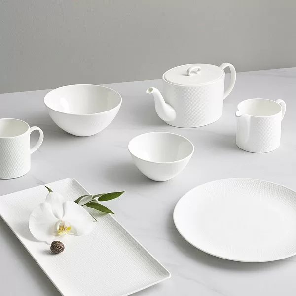 Прямоугольное блюдо Gio 21x10,4x1,7 см, материал фарфор, цвет белый, Wedgwood, Великобритания, WGW-40034168 - изобр. 10