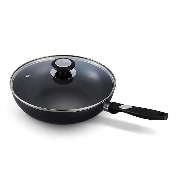 Сковорода-вок антипригарная с крышкой PRO INDUC 28 см, алюминий, BEKA, Бельгия, 102104 - изобр. 7