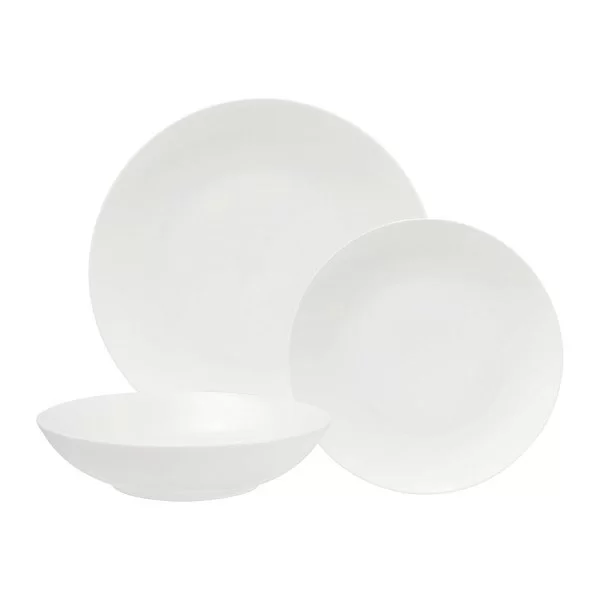 Обеденный набор White Basics на 6 персон, 18 предметов, фарфор, белый, Maxwell & Williams, MW601-WBA0150 - изобр. 7