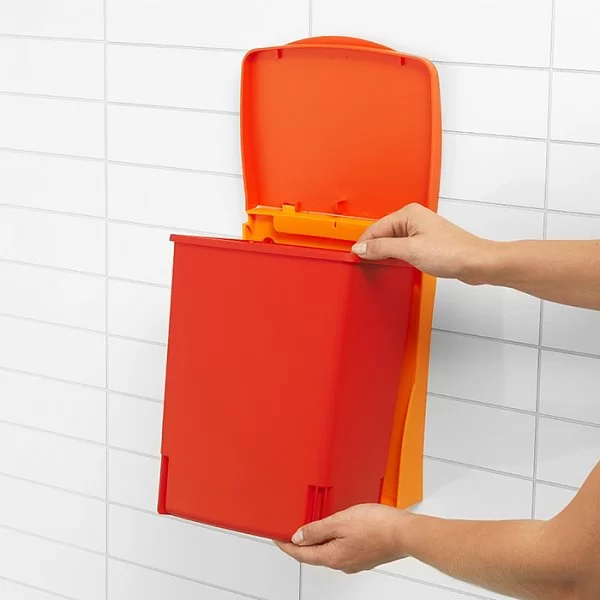 Мусорное ведро встраивоемое 10л, красный, Brabantia, 482267 - изобр. 13