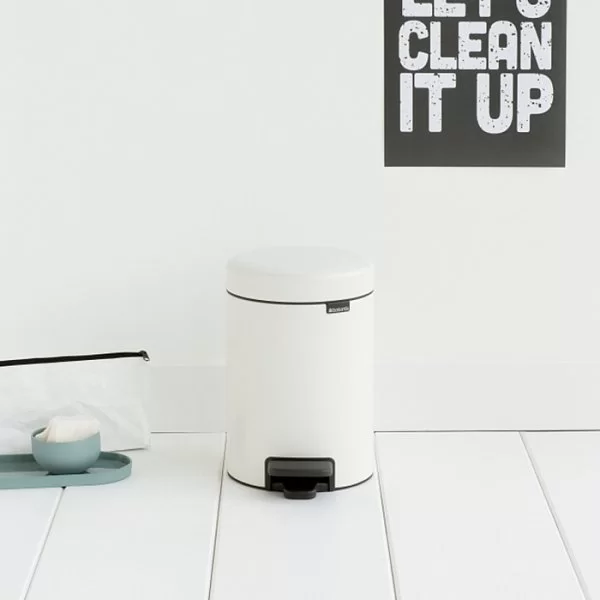 Мусорный бак с педалью NewIcon, 3л, белый, Brabantia, 112126 - изобр. 11