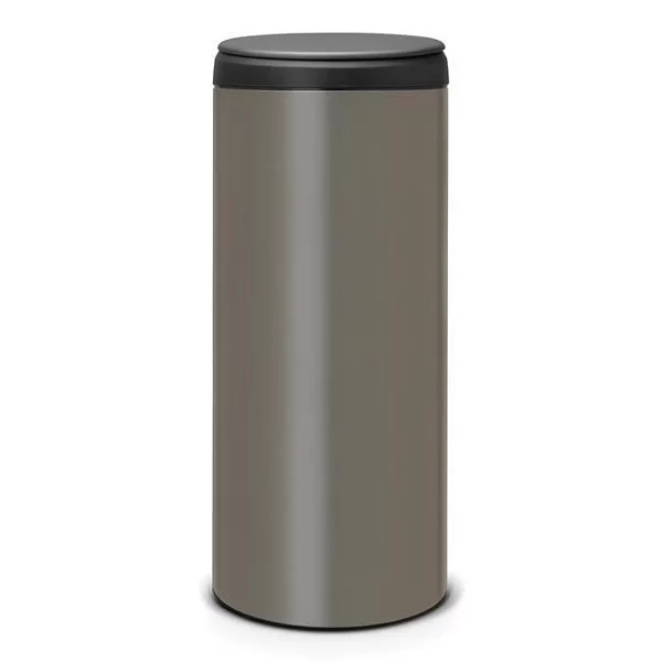Мусорный бак Flip Bin объем 30 л, 29,5x29x68,5 см, нержавеющая сталь, цвет платиновый, Brabantia, Бельгия, 130144 - изобр. 7