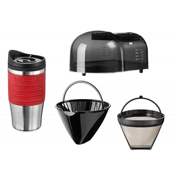 Кофеварка заливного типа персональная, 1 л, красный, Kitchen Aid, 5KCM0402EER - изобр. 9