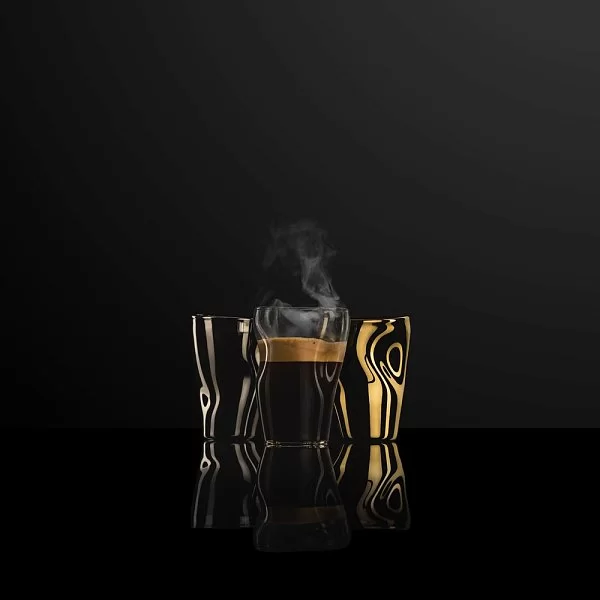 Набор из 2-х стаканов для эспрессо Unik 100 мл, в подарочной тубе, материал хрусталь, платиновый, Eisch, Германия, 30013212 - изобр. 9