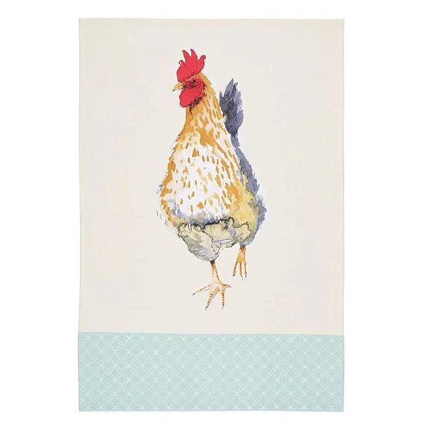 Набор из 2-х кухонных полотенец Apple Farm 70x47 см, текстиль, цвет белый, Kitchen Craft, Великобритания, KCFARMTTPK2 - изобр. 8