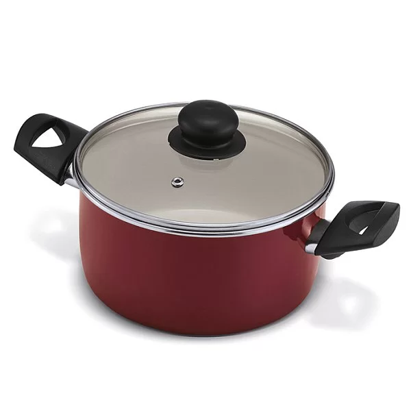 Кастрюля с крышкой Boheme Red 5,2 л, диаметр 24 см, углеродистая сталь, цвет красный, BEKA, Бельгия, 14921244 - изобр. 8