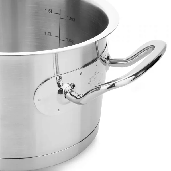 Набор посуды из нержавеющей стали Gourmet Plus, 5 предметов, ELO, Германия, 40995 - изобр. 15