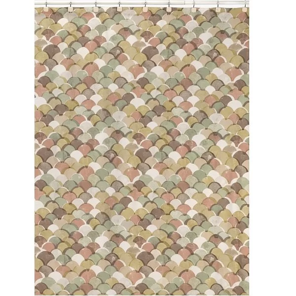 Шторка для ванной Atlantis 183х183 см, материал полиэстер + хлопок, Creative Bath, США, S1267COR - изобр. 7