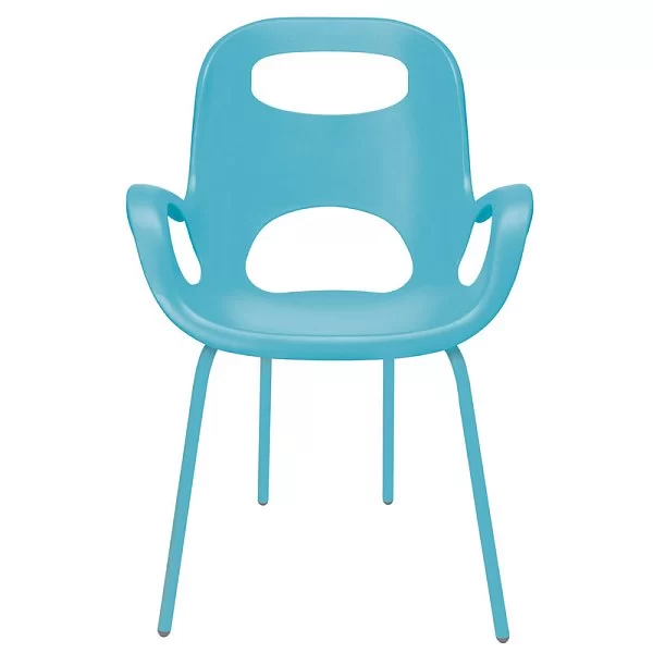 Стул Oh Chair цвет голубой, материал полипропилен + нержавеющая сталь, Umbra, Канада, 320150-276 - изобр. 7