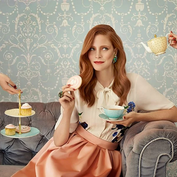 Чайная пара Polka 180 мл, материал фарфор, цвет бирюзовый, Wedgwood, Великобритания, 40001488 - изобр. 9