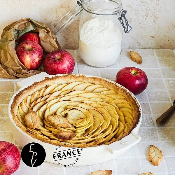 Форма для пирога, диаметр 33 см, цвет слоновая кость, керамика, Peugeot, Франция, 60381 - изобр. 8