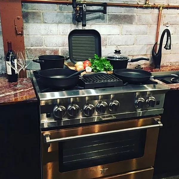 Сотейник с антипригарным покрытием 28x28 см, материал алюминий, Gastrolux, Дания, A528 - изобр. 9