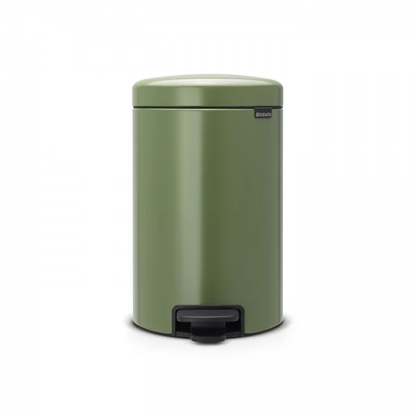 Мусорный бак с педалью NewIcon, 12л, зеленый мох, Brabantia, 113529 - изобр. 7