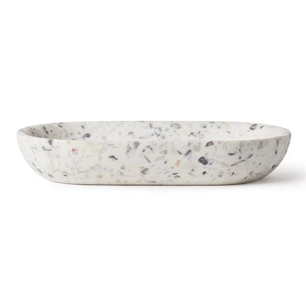 Мыльница Junip terrazzo 14x9x2 см, материал синтетическая смола, цвет белый, Umbra, Канада, 1014020-1180 - изобр. 9