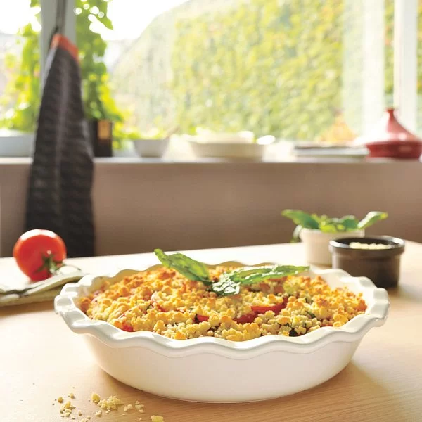 Форма для фруктового пирога 26 см, материал керамика, цвет нуга, Emile Henry, Франция, 26131 - изобр. 8