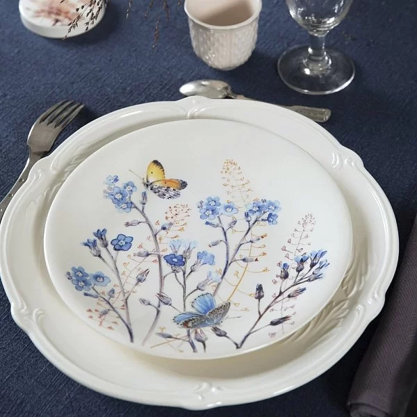 Тарелка глубокая "Азур" 22 см, материал фаянс, Gien, Франция, 1810B4AY02 - изобр. 8