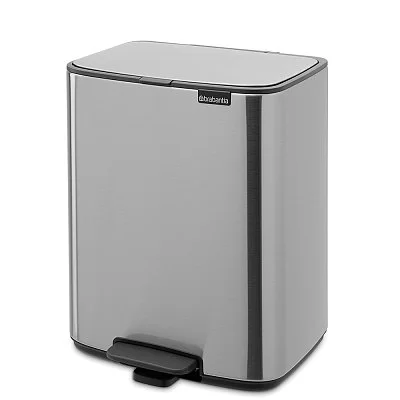 Мусорный бак с педалью NewIcon, 3л, мятный металлик, Brabantia, 113345 - изобр. 38