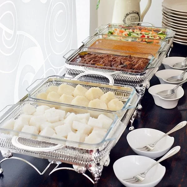 Мармит для 2-х блюд с крышками 41х28х19 см, нержавеющая сталь с посеребрением + стекло, Queen Anne, Великобритания, QA-0/6280 - изобр. 8