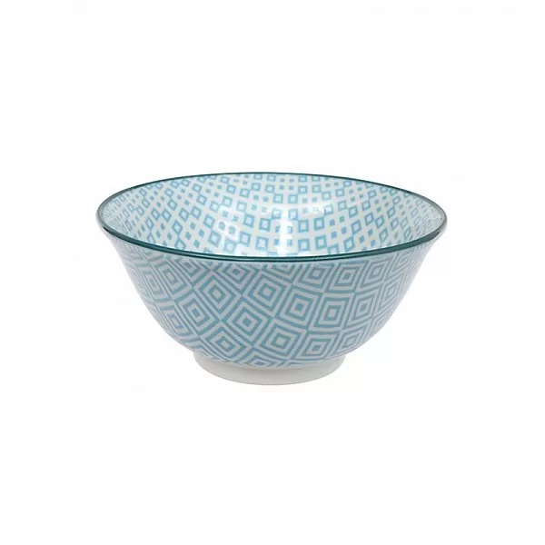 Чаша Geo electric 15 см фарфор, цвет голубой, Tokyo Design, Япония, 14178 - изобр. 7