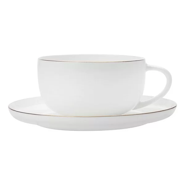 Чашка кофейная с блюдцем "Кашемир Голд" 100 мл, материал фарфор, цвет белый, Maxwell & Williams, Австралия, MW583-EF0117 - изобр. 7