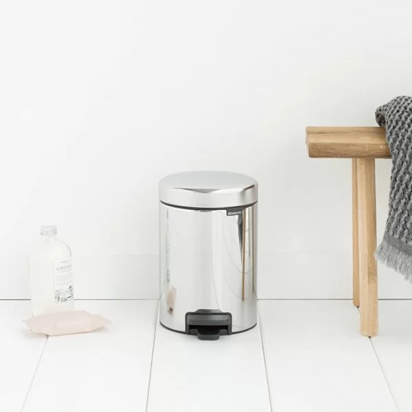 Мусорный бак с педалью NewIcon, 3л, стальной полированный, Brabantia, 113147 - изобр. 10