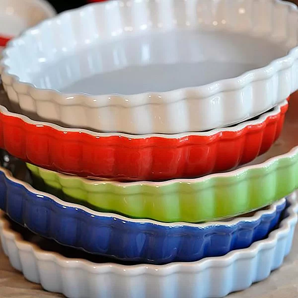 Форма для выпечки рифленая круглая 28 см, материал керамика, цвет дымчатый серый, Le Creuset, Франция, 91015928541100 - изобр. 8