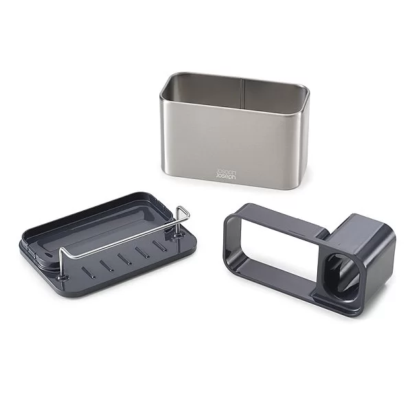 Органайзер для раковины Surface, 13х12,5х18см, нержавеющая сталь + пластик, Joseph Joseph, Великобритания, 85112 - изобр. 10