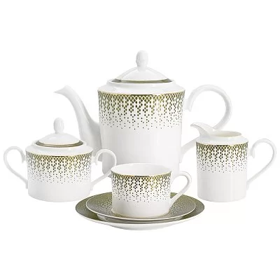 Кофейный набор &quot;Бриз&quot;, 6 персон, 12 предметов, цвет белый, Narumi, Япония, N96732-52566 - изобр. 19